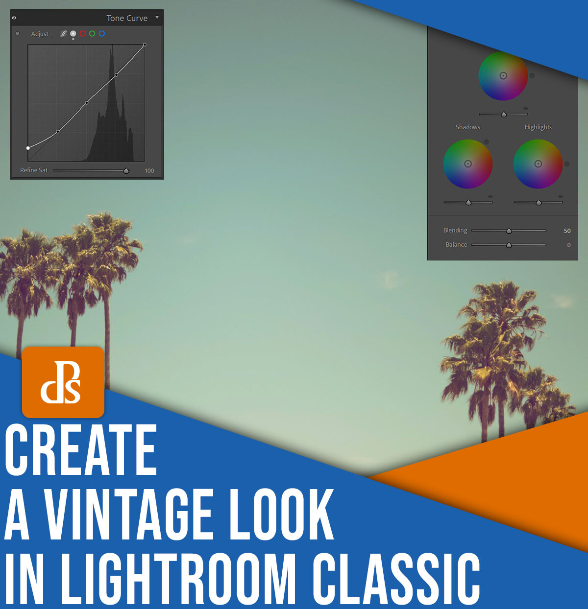 Create a vintage look in Lightroom Classic