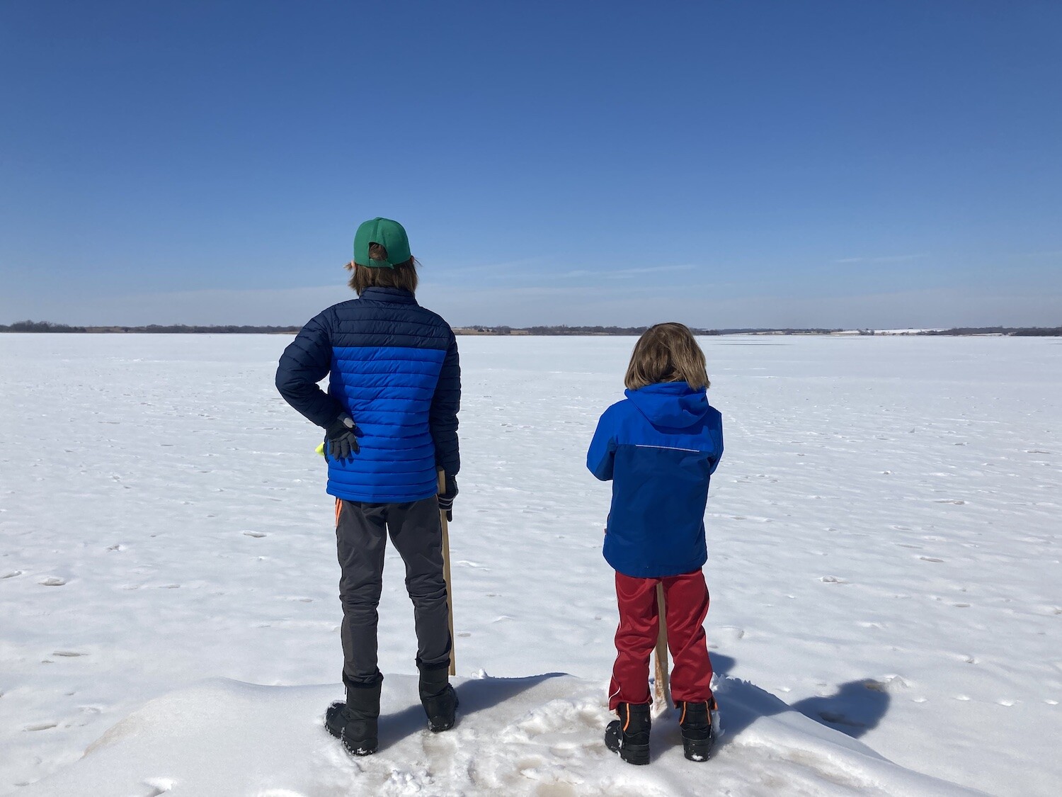 iPhone Live Photos kids frozen lake