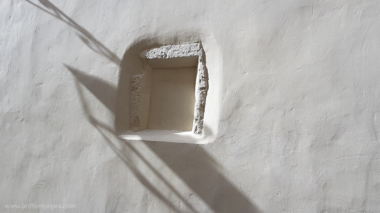 shadows on a window