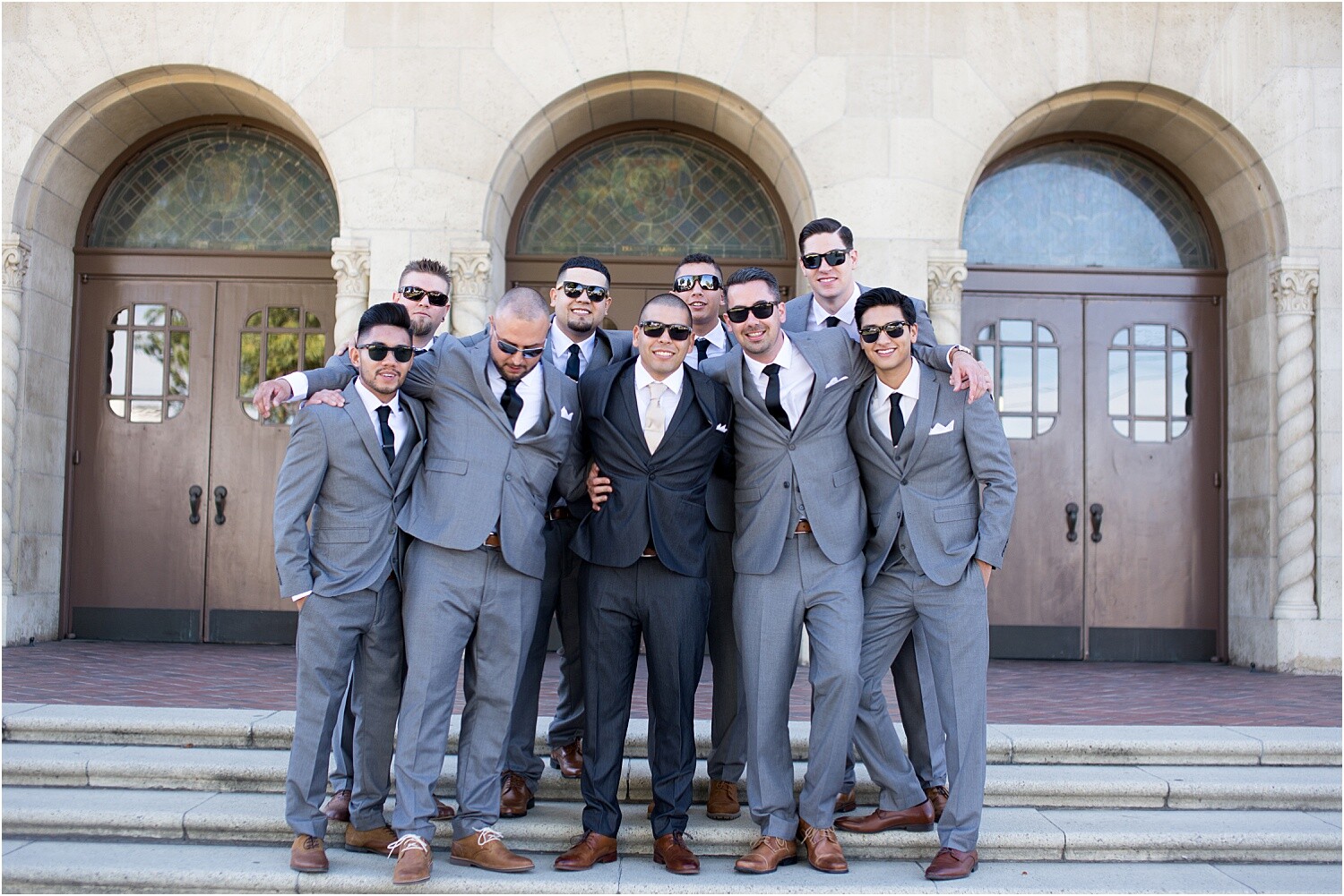 How to Pose Grooms and Groomsmen Effectively
