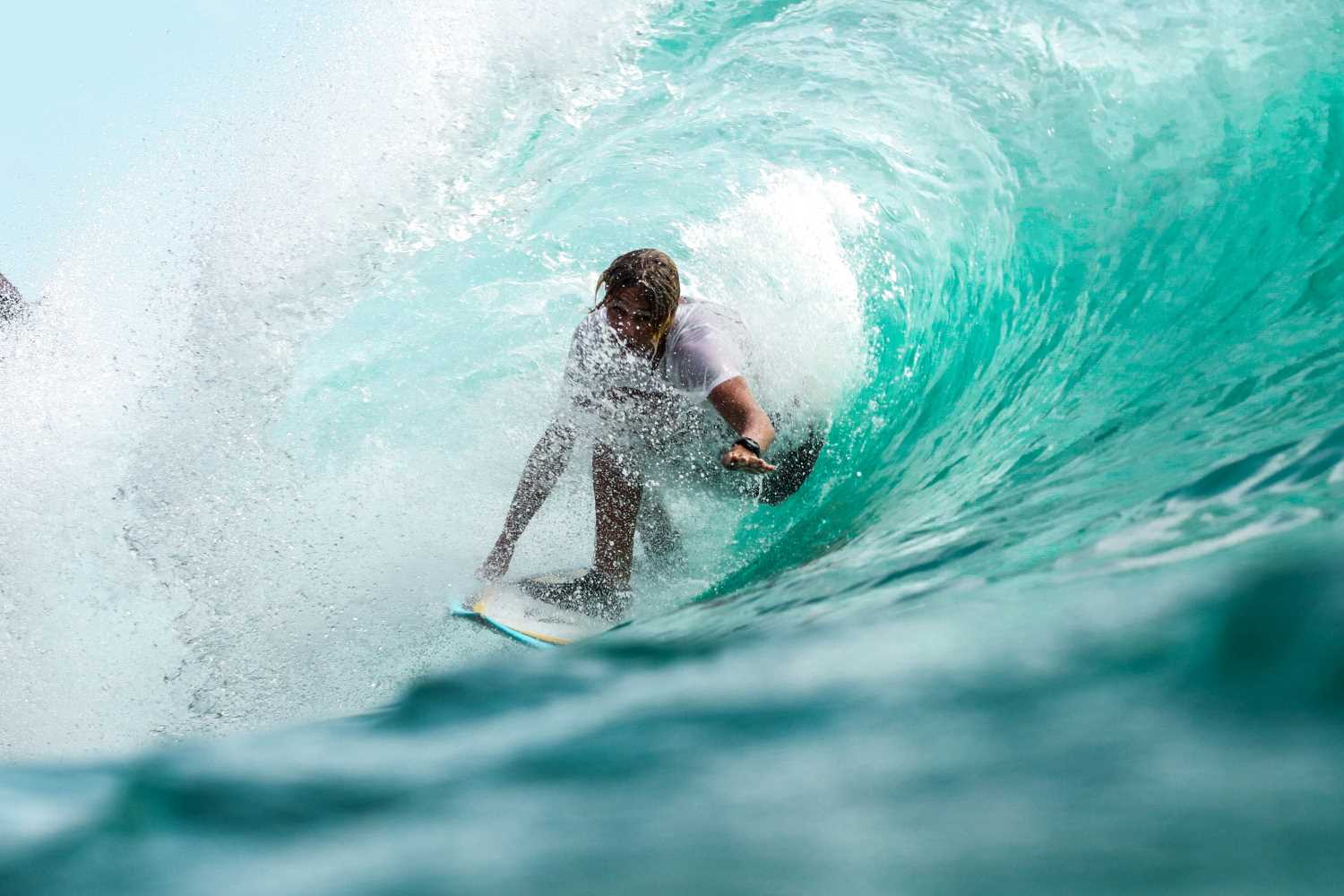 shutter speed surfer action image