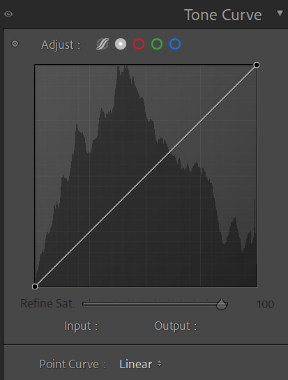 Correcting skin tones with curves in Lightroom